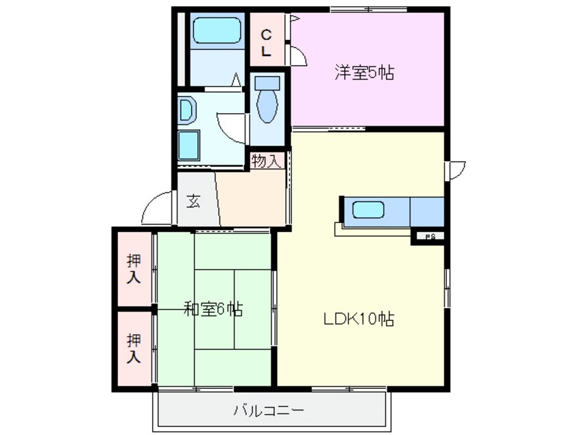 間取図 シダーｓグランデＢ棟