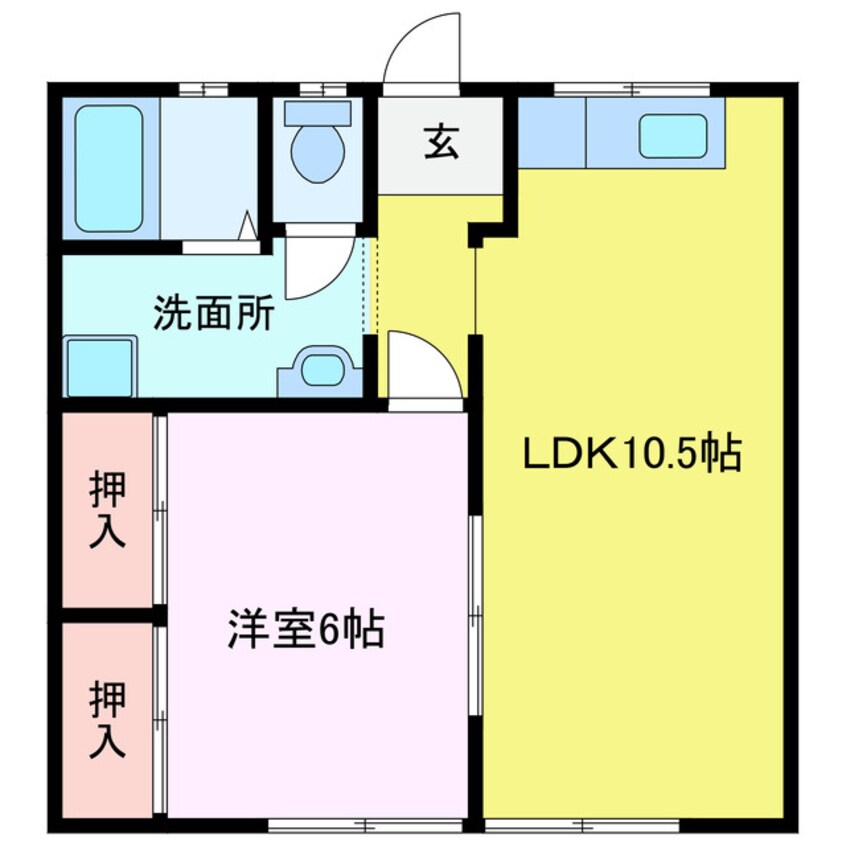 間取図 エスポアハイム