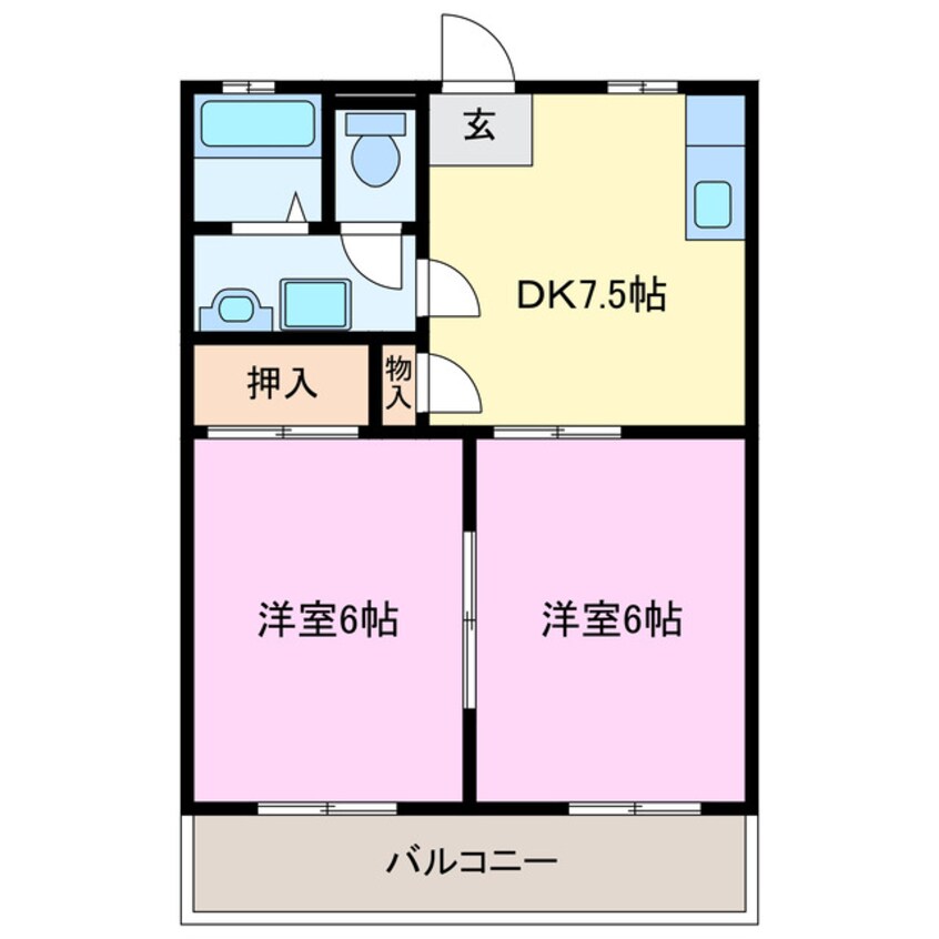 間取図 桜マンションⅡ