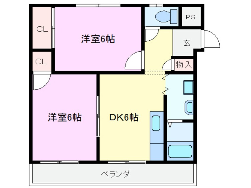 間取図 パークサイドＮ