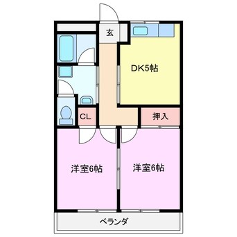 間取図 エバーランド伊藤