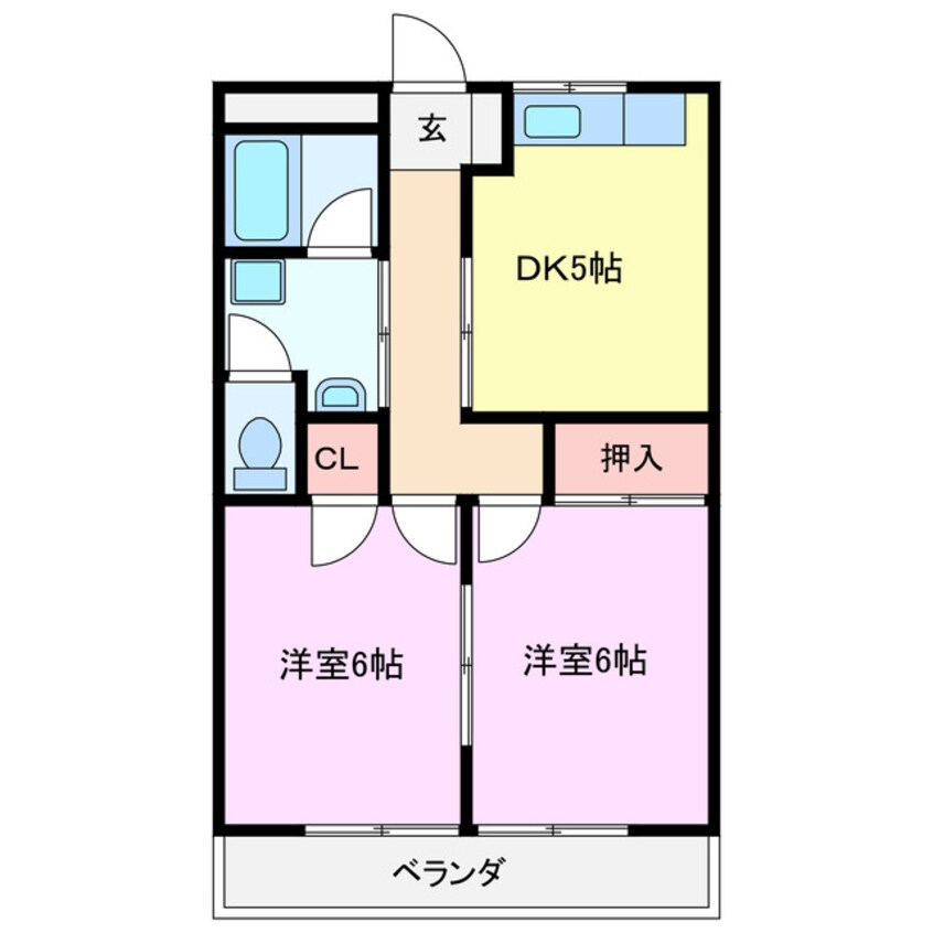 間取図 エバーランド伊藤