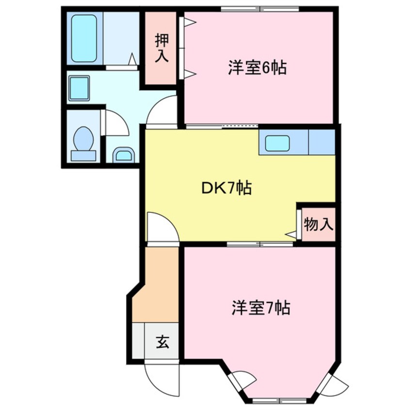 間取図 グランドールＫ Ⅰ棟