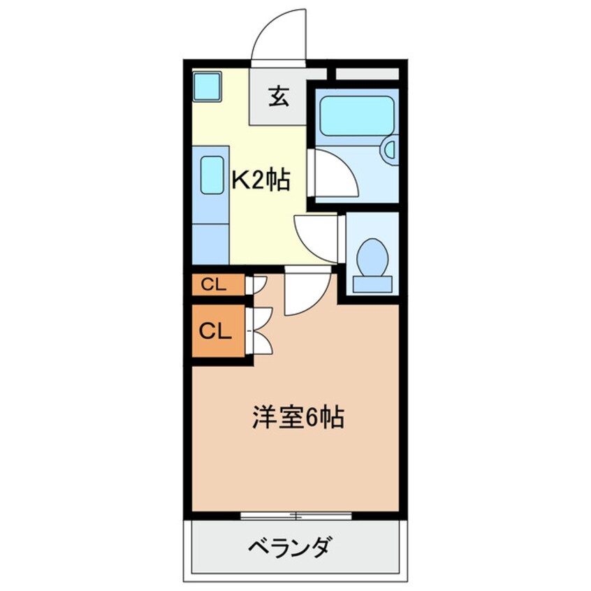 間取図 ラビットハイツ