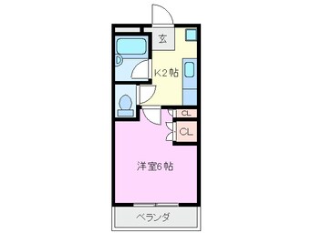 間取図 ラビットハイツ