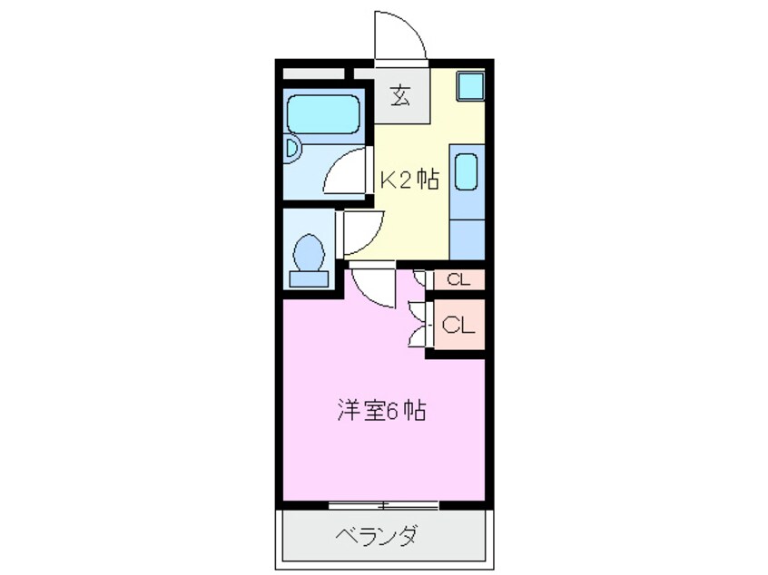 間取図 ラビットハイツ