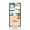 ラビットハイツ 1Kの間取り