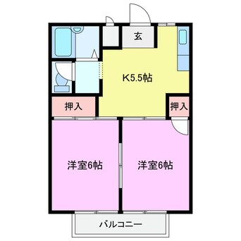 間取図 シーサイドハイツ