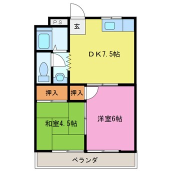 間取図 駅西ハイツ