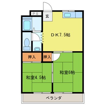 間取図 駅西ハイツ