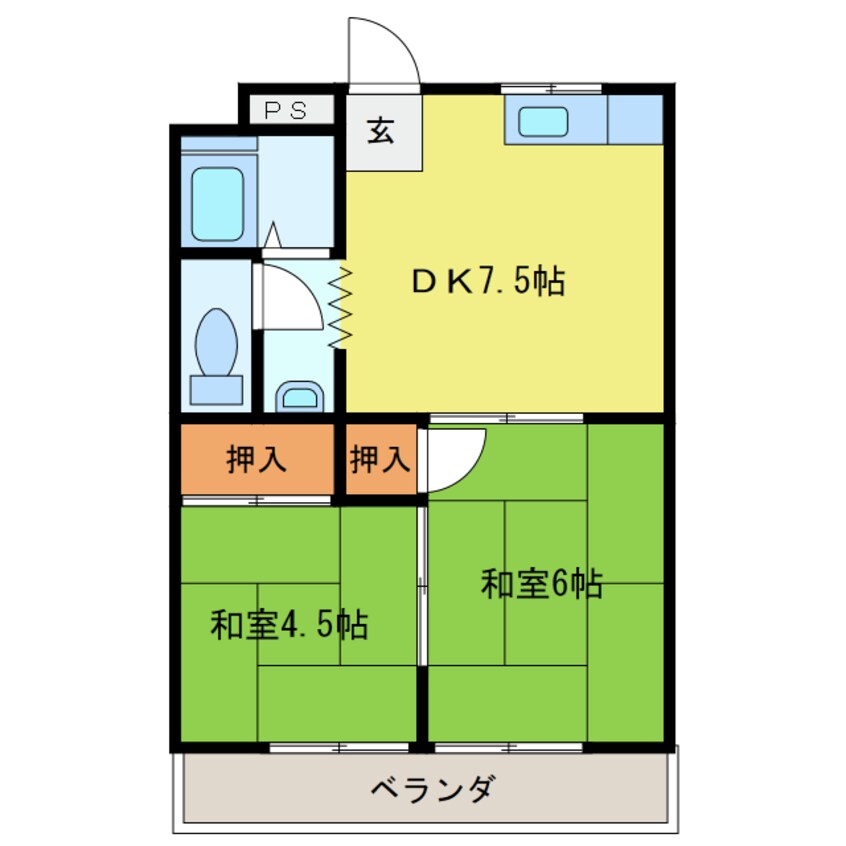 間取図 駅西ハイツ