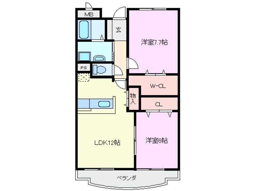 間取図 シャルマン　ヴェガ