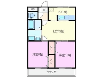 間取図 パンフォンテーヌ