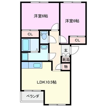 間取図 チェリーウエル