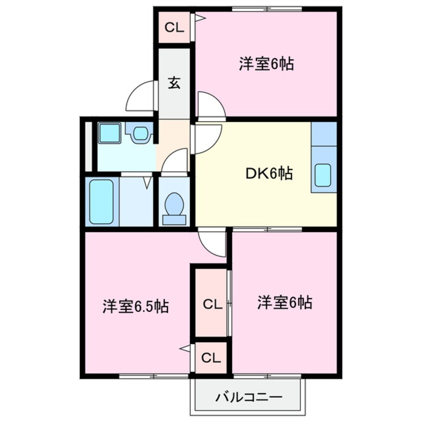 間取図 ファミール Ｄ