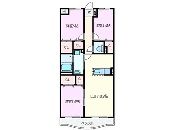 間取図 フォレストパーク高岡