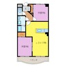 リーガル桜島 2LDKの間取り