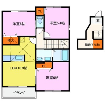 間取図 オーキッド富士見ケ丘