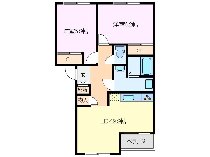 間取図 サンフォレスト