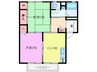 ディアス富士見台 Ｃ棟 2DKの間取り