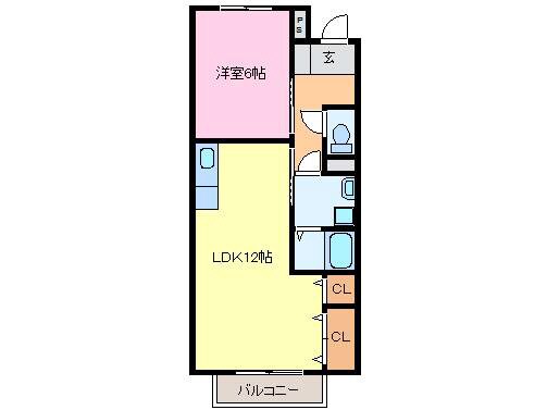 間取り図 Ｓｕｒｐｌｕｓアルカディア Ａ棟