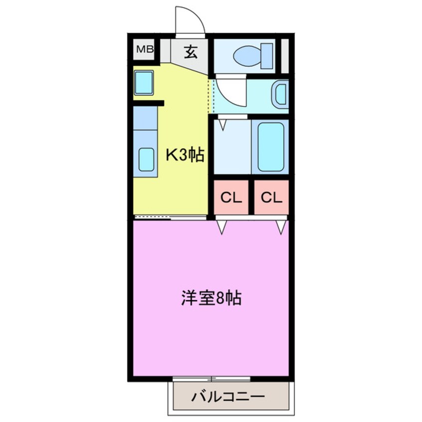 間取図 ピースサンライズ