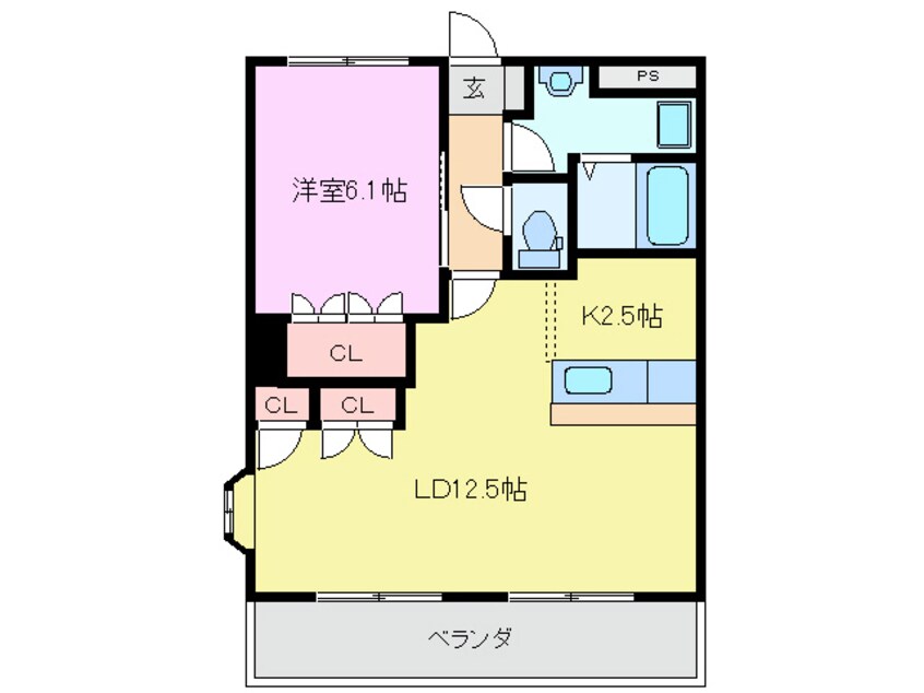 間取図 サンヒルズ鈴鹿 Ⅱ