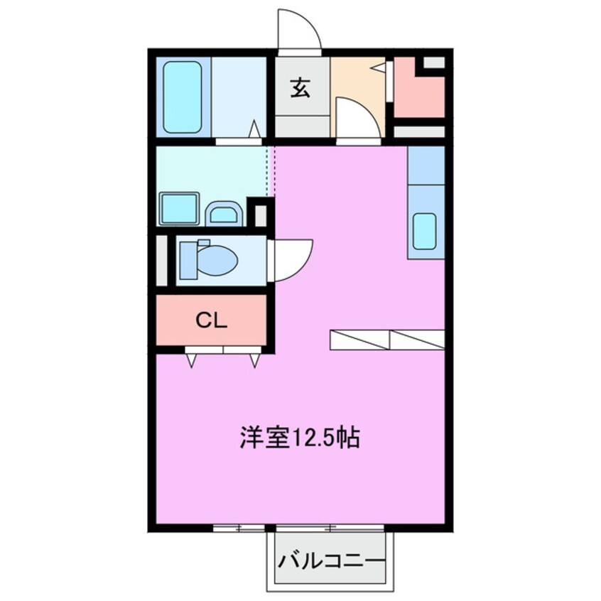 間取図 シャルムすずか Ｂ棟