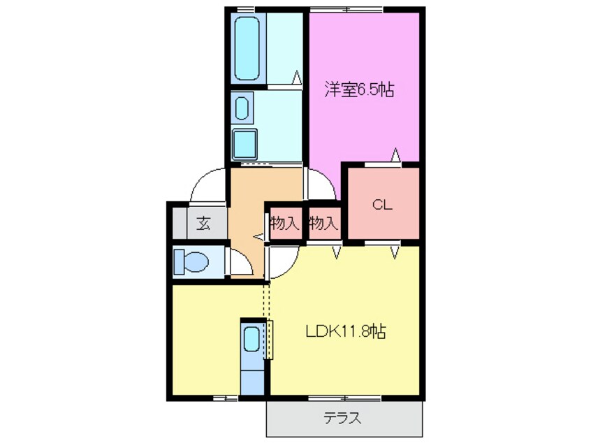 間取図 ハーモネスト Ｃ棟