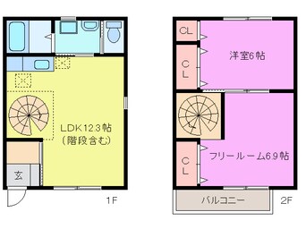 間取図 rapport東山