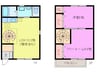 rapport東山 2LDKの間取り