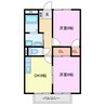 ハイツユーパートⅢ 2DKの間取り