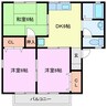 アニバーサリー Ｃ棟 3DKの間取り