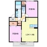 Ｋｉｉｔｏｓ　Ａ 2LDKの間取り