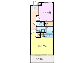 間取図 プロムナード　セリカ