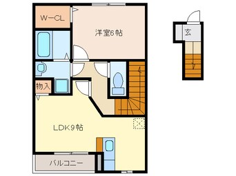 間取図 ブリリアント白子Ⅱ