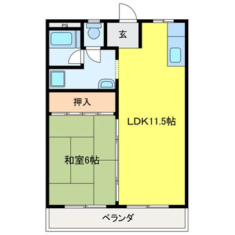 間取図 コーポ・アゴソ