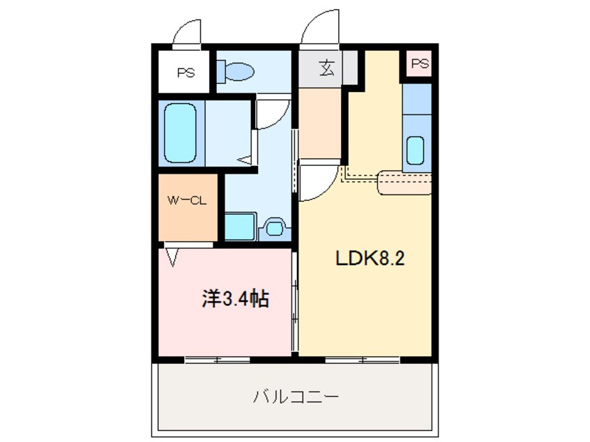 間取図 シャルマン　ツカーサ