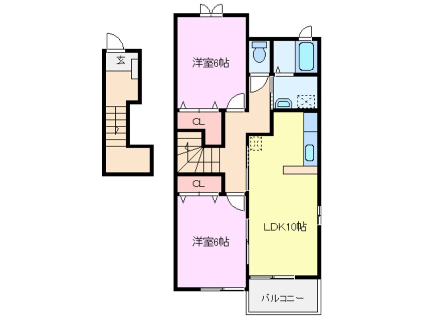 間取図 サンシャインヴィラⅡ