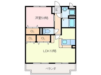 間取図 エスペランサ・アイ