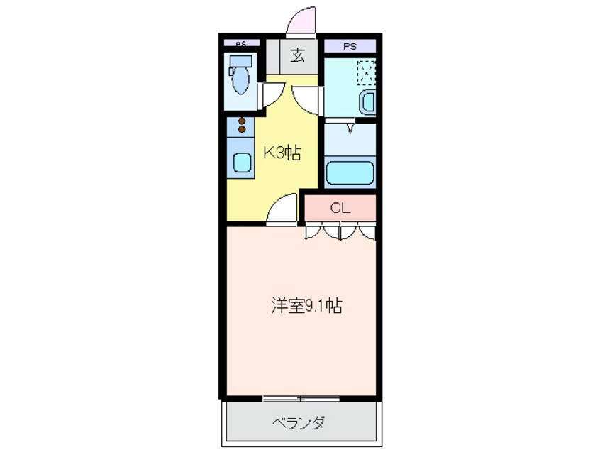 間取図 コンフォート・アルファ