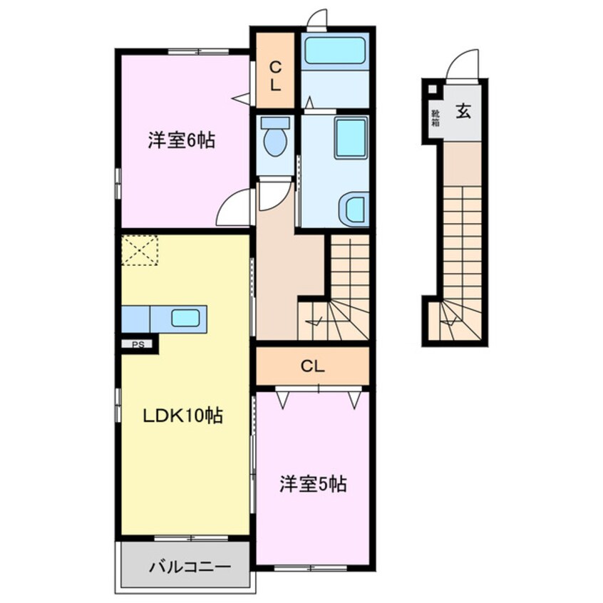 間取図 ステュールヴィラⅢ