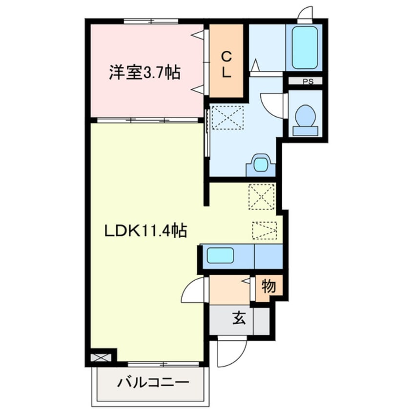 間取図 ミルキー