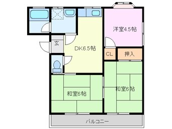 間取図 大野アパート