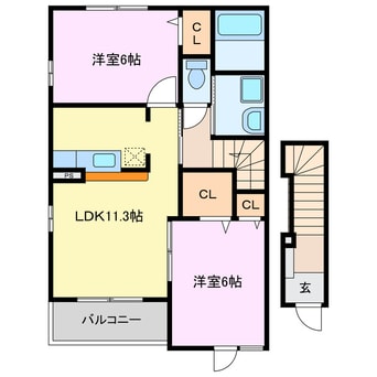 間取図 グレイス　ヒルⅡ