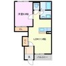 グッドヒルズIM 1LDKの間取り