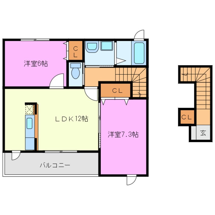 間取図 ニューリバーサイド