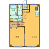 リバティー鈴木 1LDKの間取り