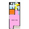 S-FORT鈴鹿 1Rの間取り