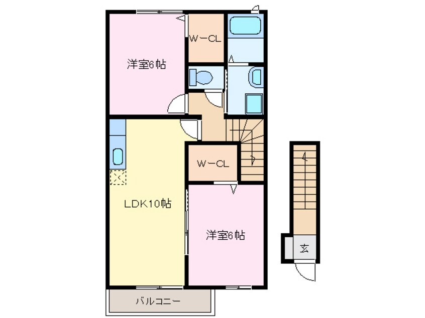 間取図 ミルトフリーデⅡ